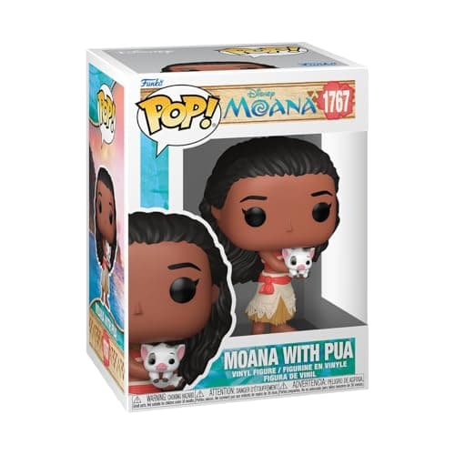 Image of Funko POP! Disney: Moana- Moana with Pua - Collectable Vinyl Figure - Gift Idea - Official Merchandise - Toys For Kids & Adults - Model Figure for Collectors and Display