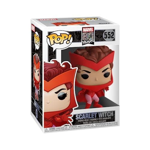 Image of Funko Pop! Marvel: 80th - First Appearance: Scarlet Witch - Marvel Comics - Collectable Vinyl Figure - Gift Idea - Official Merchandise - Toys for Kids & Adults - Comic Books Fans