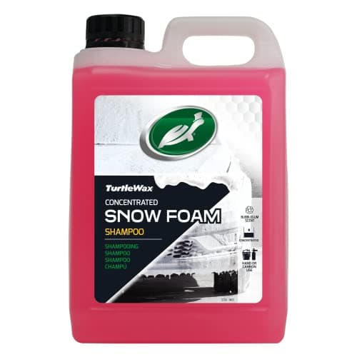 Image of Turtle Wax Hybrid Snow Foam 2.5L Bubble Gum Car Shampoo– Environmentally Friendly PH Balanced Car Cleaning & Detailing - Removes Traffic Film, Dirt, Grime, and Road Salt