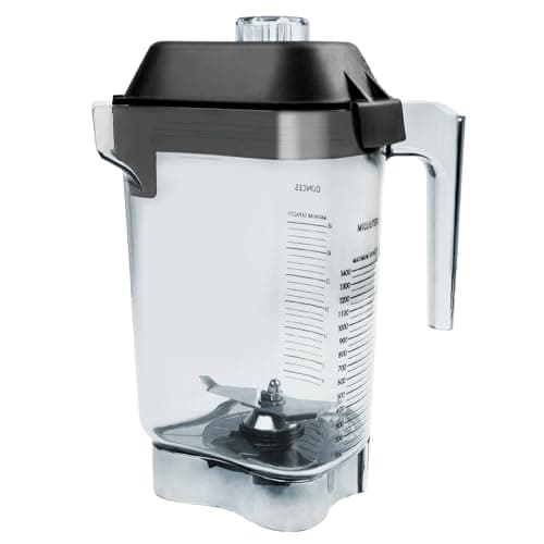 Image of Blender Pitcher 48oz, Fit for Vitamix Quiet One VM0145 VM0100A 36019 16016 15978 Advance Drink Machine Commercial Bar Boss Touch etc Blender, For Vitamix Blender Container Jar Cup,3 Years Warranty
