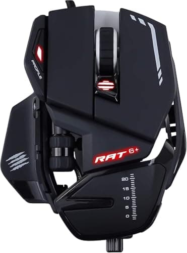 Image of MAD CATZ RAT 6+ Gaming Mouse Black