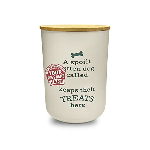 Image of History & Heraldry Dog Treat Jar to Personalise
