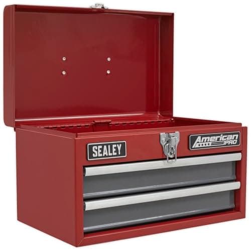 Image of Sealey AP2602BB 2 Drawer Portable Toolbox with Ball Bearing Slides