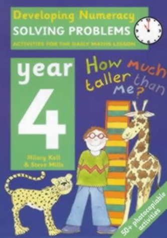Image of Developing Numeracy - Year 4: Solving Problems