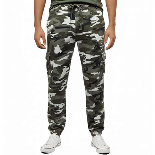 Image of Game Mens Army ACU Digital Camouflage Jogging Bottoms Military Camo Jogger