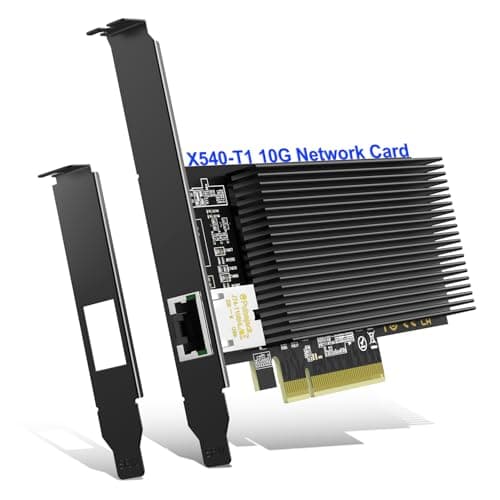 Image of 10Gb Base-T PCI-e Network Card, Intel X540-T1 Controller, NICGIGA 10Gbps Ethernet Adapter with 10Gbe RJ45 Port, 10G NIC Card, Support Windows/Windows Server/Linux/Vmware/ESX
