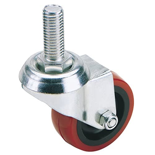 Image of Draper 65510 60550B 50mm Dia. Swivel Bolt Fixing Polyurethane Wheel - S.W.L. 50Kg