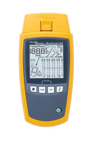 Image of Fluke Networks MS-POE MicroScanner POE Cable Verifier