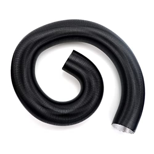 Image of EricAuto 25mm/42mm/60mm/75mm Flexible Air Ducting Pipe Hose for Air Diesel Parking Heater, Compatible with Caravan, Camper, and Vehicle Heating Systems (60mm- 300cm Stretched Length)
