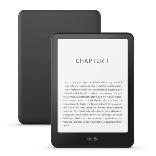 Image of Amazon Kindle Paperwhite (newest gen) – Our fastest Kindle ever, with new glare-free display and weeks of battery life – 16GB – Without Ads - Black
