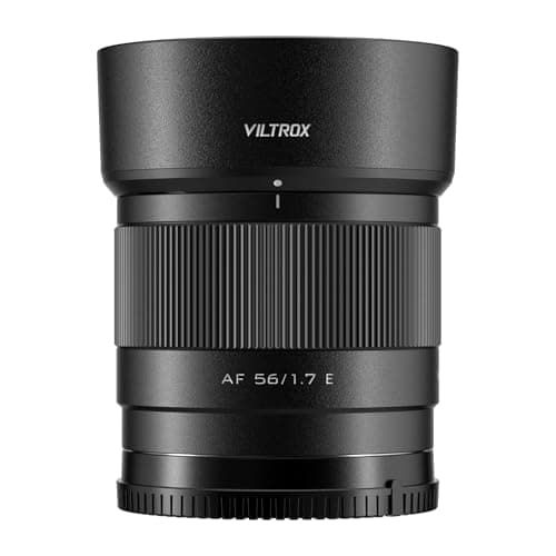 Image of VILTROX 56mm f/1.7 E Lens for Sony, 56mm APS-C E mount Len, Auto Focus e Mount Portrait Lens for Sony a7IV a7RV a6400 a6700 ZV-E10 a6600
