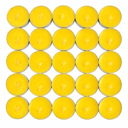 Image of 1ABOVE Citronella Tealight Candles Mosquito Fly Insect Repeller Pack of 25 (1)