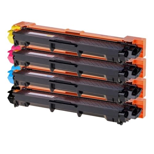 Image of Go Inks Compatible TN241 & TN245 - Set of 4 Laser Toner Cartridges replacement for Brother DCP-9015CDW, DCP-9020CDW, HL-3140CW, HL-3150CDW, HL-3170CDW, MFC-9140CDN, MFC-9330CDW, MFC-9340CDW Printers