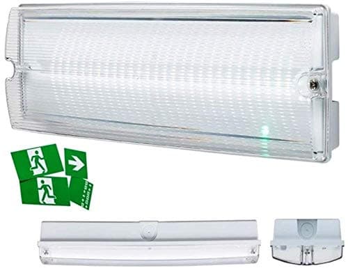Image of Knightsbridge 230V IP65 4W LED Emergency Bulkhead, 4 W, White
