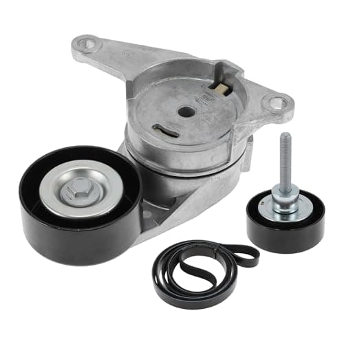 Image of PARSKILO 1 Set Drive Belt Tensioner Kit for GMC Acadia 3.6L 2007-2016 Serpentine Belt Drive Kit with Tensioner No.12626644