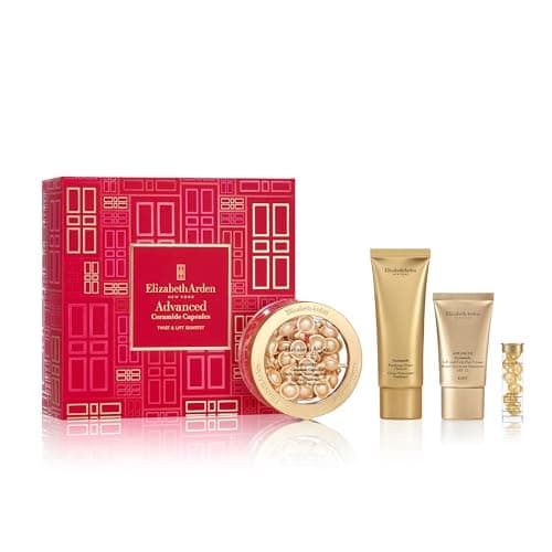 Image of Elizabeth Arden TWIST & LIFT Advanced Ceramide Capsules 4-Piece Gift Set, anti-aging, firming & lifting skincare, luxury gifting for women