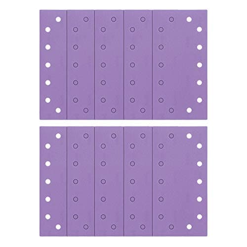 Image of Trend Aluminium Oxide 1/2 Sheet 115 x 230mm 240 Grit Sanding Sheets, AB/HLF/240A, Pack of 10