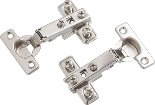 Image of 26mm - 95_ Degrees Concealed Hinge Full Overlay Type with Mounting Plate H0 Kitchen Cabinet Door Hinges (Pack of 2) 3701 G01A