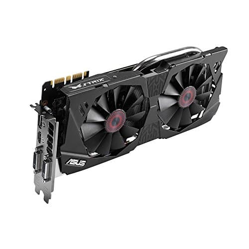 Image of Asus GeForce STRIX-GTX970-DC2OC-4GD5 256 Bit Graphics Card, 4 GB GDDR5