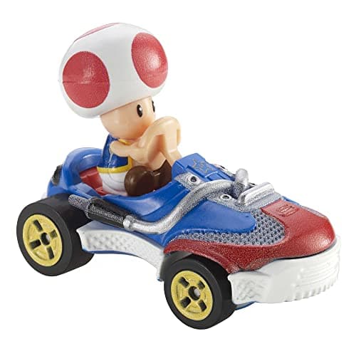 Image of Hot Wheels Mario Kart Characters and Karts as Hot Wheels 1:64 Die-Cast Cars, GBG30