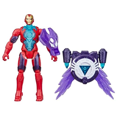 Image of Marvel Avengers VenomVersus Epic World of Action Anti-Venom Iron Man Figure, Black, Red
