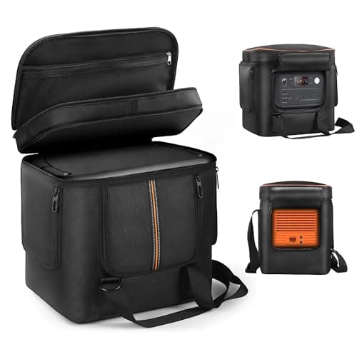 Image of EUGOOCX Portable Power Station Carrying Bag Compatible with Jackery Explorer 2000 V2 2042Wh, Travel Storage Case with Quick-Acess Window, Convenient for Camping, Hiking, Home Use