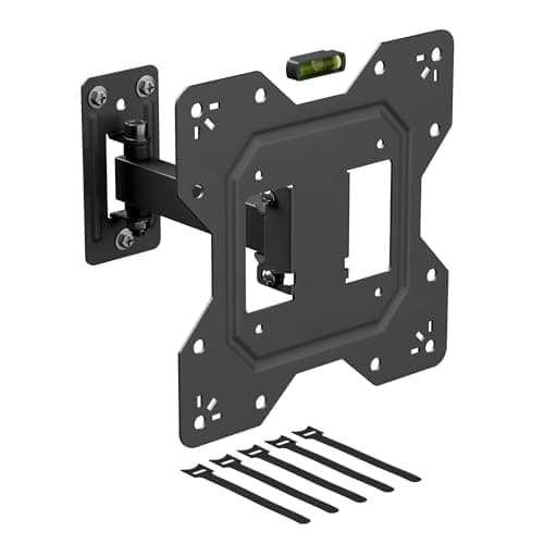 Image of D-Line TV Wall Bracket for 23-50 Inch TVs, Tilt, Turn and Extend TV Wall Bracket with Spirit Level, Single Arm TV Mount - VESA 100x100mm - 200x200mm, Holds up to 30kg
