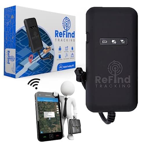 Image of ReFind Car GPS Tracker - Free Lifetime Software with No Monthly Fees. Anti-Theft Vehicle Tracker for Cars, Bikes, Motorbikes, Vans, Caravans and Boats (Sim Needs Crediting)