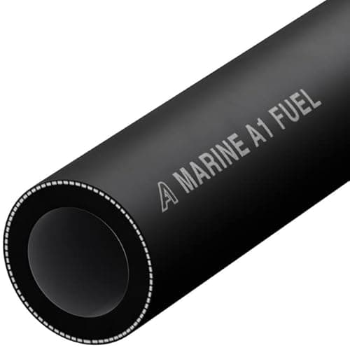 Image of 16mm Rubber Marine Fuel & Oil Hose ISO7840 1 Metre