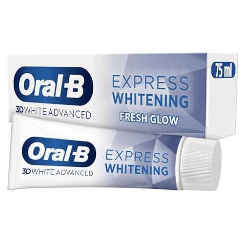 Image of Oral-B 3D White Advanced Express Whitening Toothpaste Fresh Glow 75ml