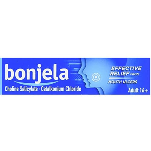 Image of BONJELA Adult Sugar-Free Mouth Pain Relief Gel for Ulcer, 15 g
