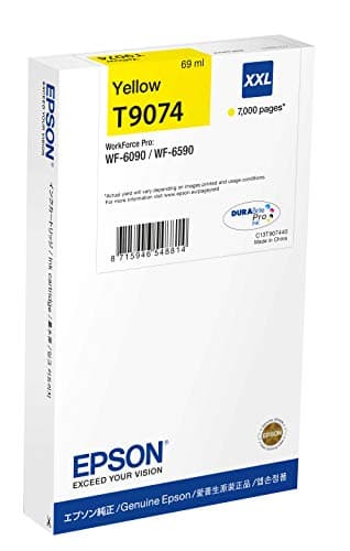 Image of Epson T9074 Yellow Genuine, XXL High Yield Ink Cartridge DuraBrite Ultra