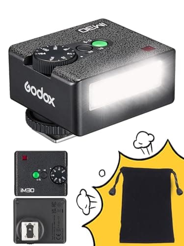 Image of Godox iM30 Mini Camera Flash Speedlite, GN15 S1/S2 Optical Control, CCT 6500K±200K Color Temperature, 7 Power Levels (1/64~1/1), Compatible with Canon,Sony,Nikon,Pentax,Panasonic,Olympus
