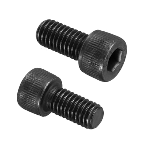 Image of PATIKIL 50 Pcs M8 x 16 mm Hex Socket Head Cap Screws Bolts, 12.9 Grade Carbon Steel Socket Drive Screws, Black Oxide, Full Threads