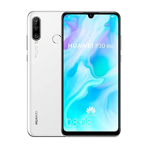 Image of Huawei P30 Lite 128 GB 6.15 Inch FHD+ Dewdrop Display Smartphone with MP AI Ultra-wide Triple Camera, 4 GB RAM, Android 9.0 Sim-Free Mobile Phone, Single SIM, UK Version, White