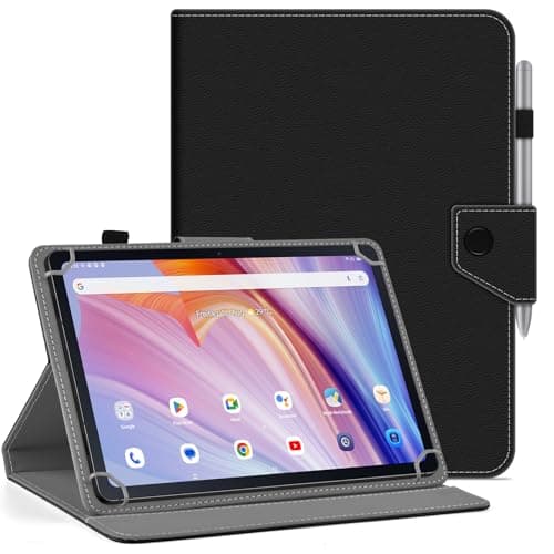 Image of KATUMO Universal Case for 9.6-11 Inch Tablet, Travel Portable Protective Cover for 10 inch Tab, Folio Leather Stand Shell for All Kinds of 9.6-11" Android/iOS/Windows Tablet