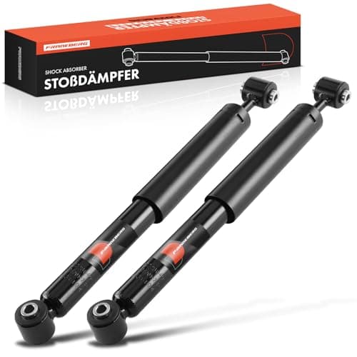 Image of Frankberg 2x Shock Absorber Strut Rear Left Right 487mm Gas pressure Compatible with 2008 I CU C3 Aircross II 2C 2R C4 Cactus Replace# 3647912,3438001