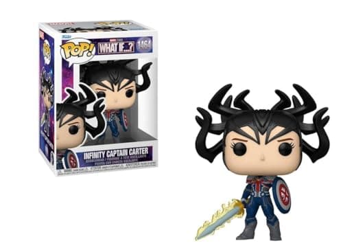 Image of Funko POP! Vinyl: Marvel - What If - Infinity Captain Carter - Collectable Vinyl Figure - Gift Idea - Official Merchandise - Toys for Kids & Adults - TV Fans - Model Figure for Collectors and Display