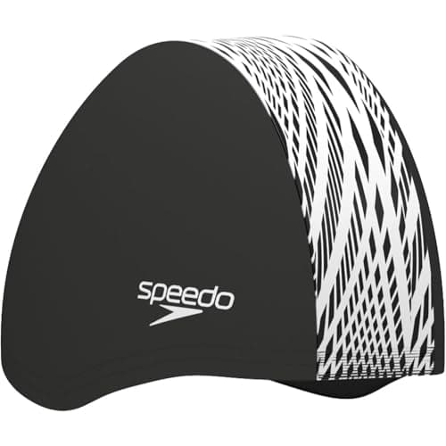 Image of Speedo Unisex-Adult Boom Endurance+ Swimming Cap | Swim Cap Training Aids, Speedo Black., One Size