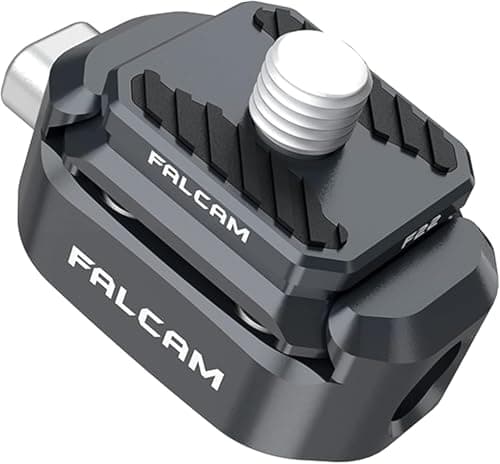 Image of FALCAM F22 Quick Release Kit for Insta360, Panoramic Camera Mounting Adapter Convert 1/4" Thread to F22 QR System, Camera Accessory for Insta 360 ONE RS, ONE X/X2/X3/Go 3/Ace Pro