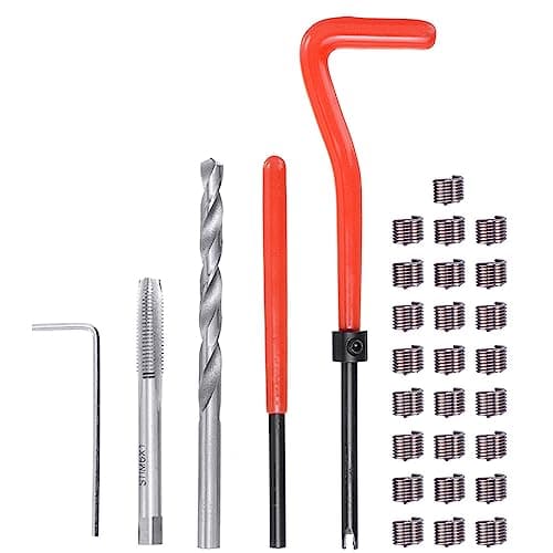 Image of Gasea 30PCS M6 Metric Thread Repair Insert Kit for Helicoil Car Auto Repair Insertion Tool Thread Restoring Kit M6 x 1.0mm