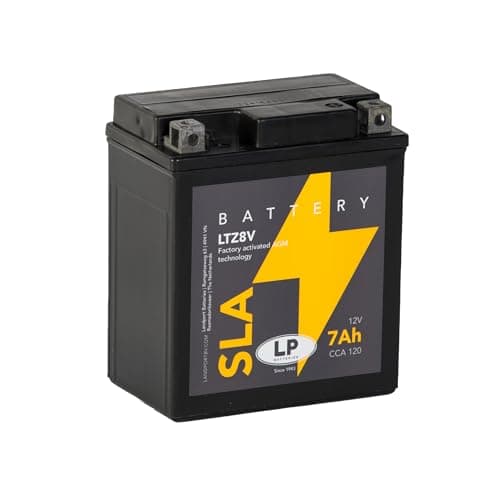 Image of Landport SLA LTZ8V Ready To Use Starter Battery 12 volt, 7 Ah/10hr,120CCA With AGM Technology-Ideal For Motorcycles & Powersport Vehicles
