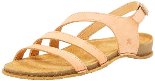 Image of El Naturalista Women's N5811 Panglao Sandal, Peach, 8 UK