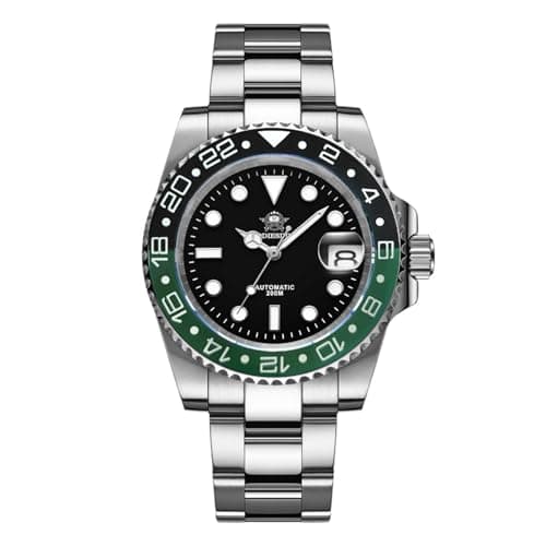 Image of ADDIESDIVE Men's Automatic Watch Diver's Watches NH35A Ceramic Bezel Stainless Steel Bracelet
