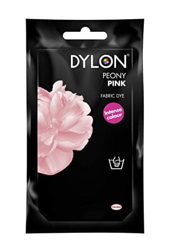 Image of DYLON Hand Dye, Fabric Dye Sachet for Clothes, Soft Furnishings and Projects, 50 g - Peony Pink