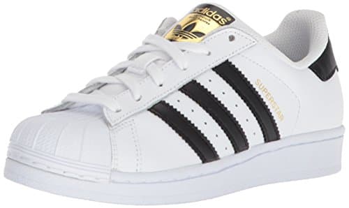Image of adidas Originals Junior's Superstar Sneaker, Easy Blue/White/Core Black