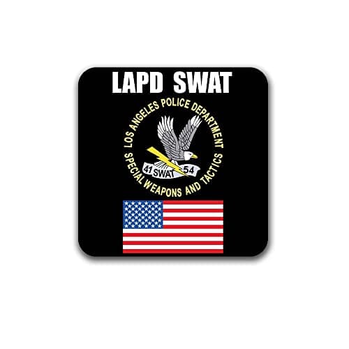 Image of LAPD SWAT Sticker Los Angeles Police Department Special 15 x 15 cm A5073