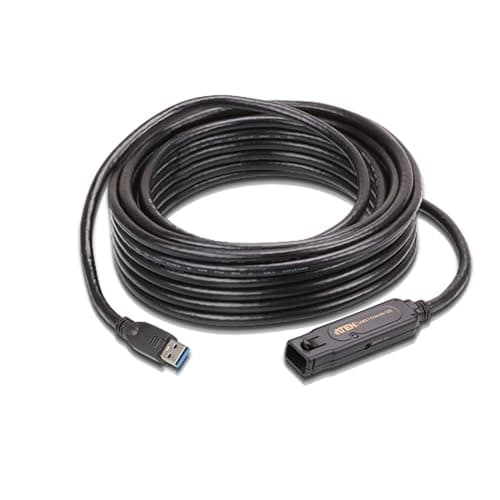 Image of ATEN Ue3310 10M USB 3.1 Gen1 Extender Cable | #1 KVM Market Leader, black