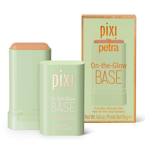 Image of Pixi Beauty On-the-Glow Base| Tinted Moisturizer Foundation Stick | Warm: Medium, golden shade| 0.6 oz / 19g