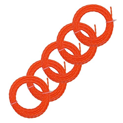 Image of Karbay 5 Pack AL2420P Pre-Cut 0.095-Inch Twisted Line Compatible with EGO 56-Volt 15-Inch Trimmer & Multi-Head String Trimmer Attachment